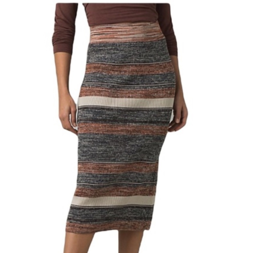 Prana Acadia Knit MIDI Skirt